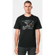 Alpinestars MX Helmet – T-Shirt (černé) | Katmar.cz