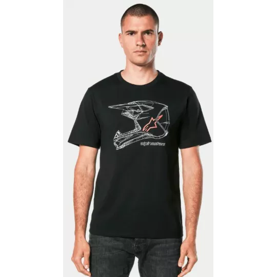Alpinestars MX Helmet – T-Shirt (černé) | Katmar.cz