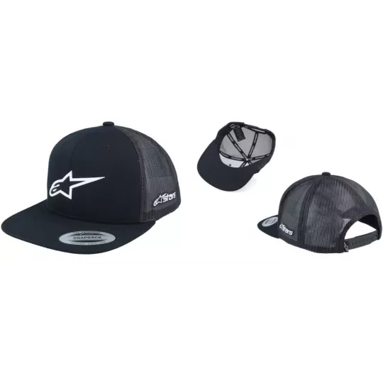 Alpinestars 3D Ageless Trucker hat - black white