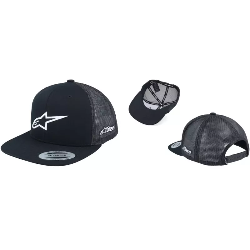 Alpinestars 3D Ageless Trucker hat - black white