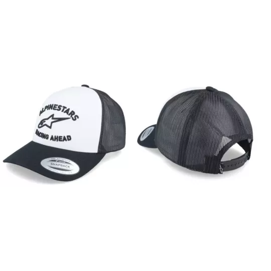 Alpinestars Triple Trucker kšiltovka - White/Black/White