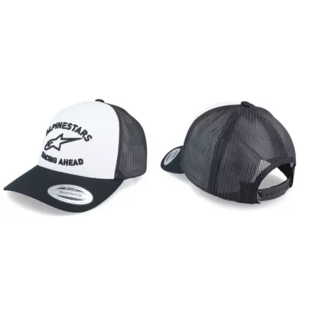 Alpinestars Triple Trucker kšiltovka - White/Black/White