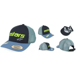 Alpinestars Vital Trucker kšiltovka - Black/Blue/Green
