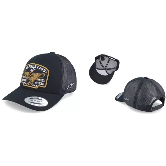 Alpinestars Heritage Patch Trucker hat - Black/Black | Katmar.cz