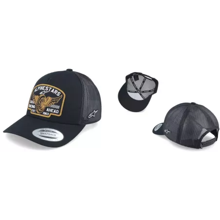 Alpinestars Heritage Patch Trucker hat - Black/Black | Katmar.cz
