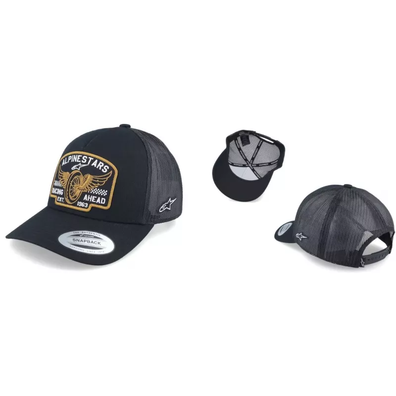Alpinestars Heritage Patch Trucker hat - Black/Black | Katmar.cz