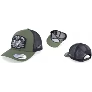 Alpinestars Heritage Patch Trucker kšiltovka - Military/Black