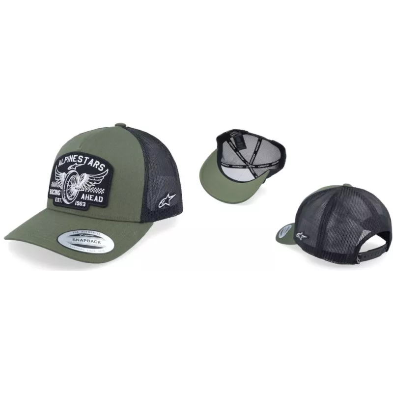 Alpinestars Heritage Patch Trucker hat - Military/Black