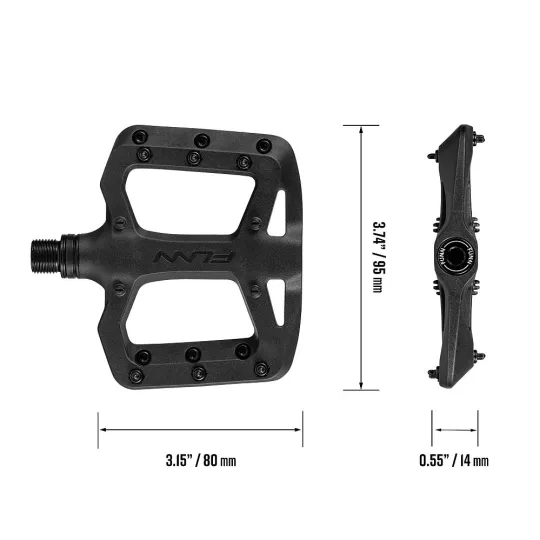 Funn Taipan S kompozit – Bike Pedals (tyrkysové) | Katmar.cz