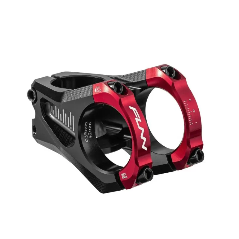 Funn Equalizer ZERO 35 – Bike Stem (D:42) (červený) | Katmar.cz