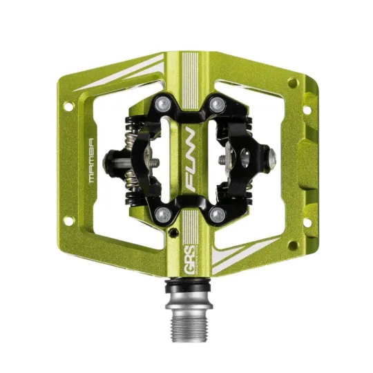 FUNN Mamba S (small) Double side SPD - GRS pedals green | Katmar.cz