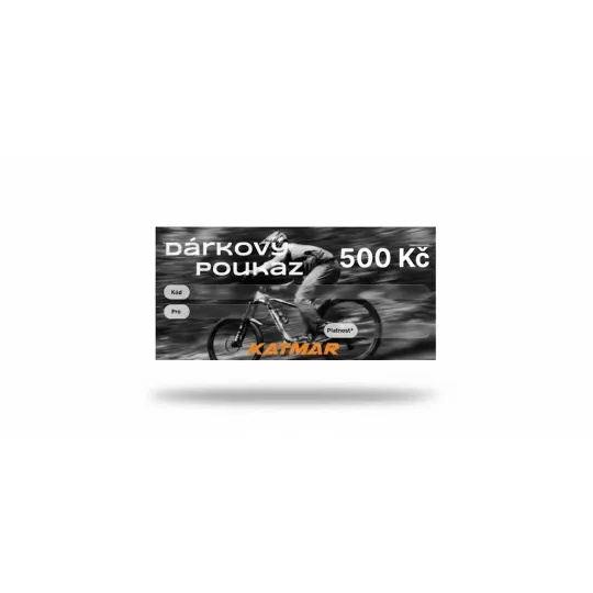 Dárkový poukaz Katmar 500 Kč | Katmar.cz
