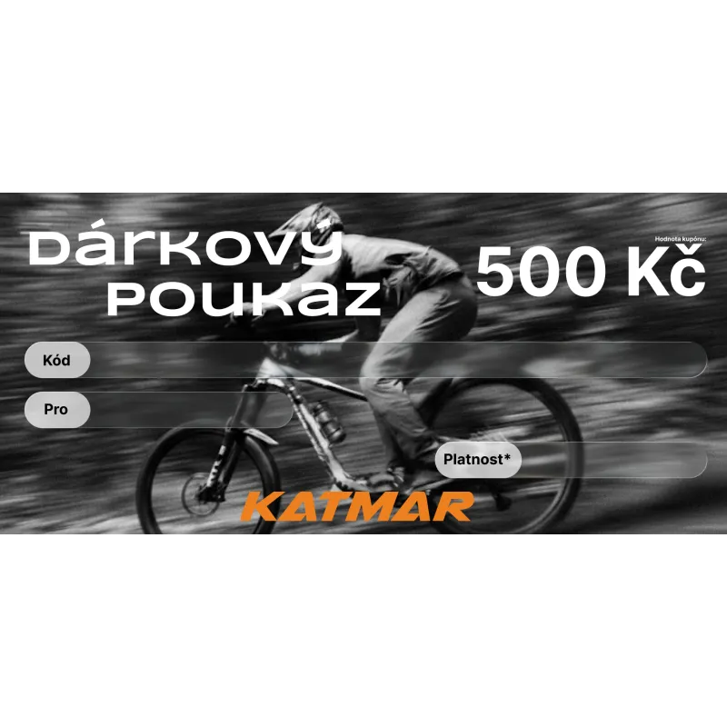 Gift Voucher Katmar - 500 CZK