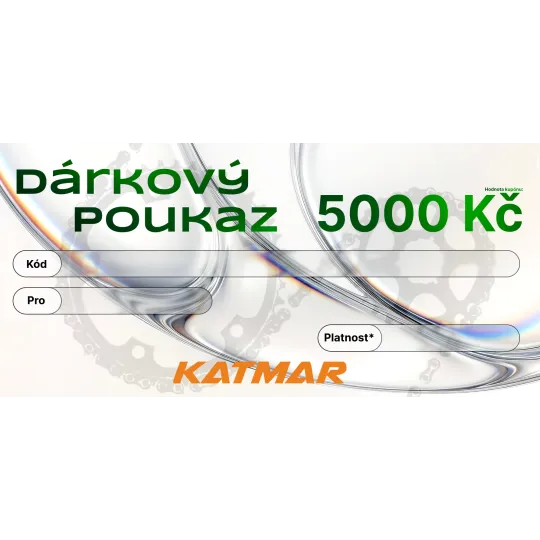 Gift Voucher Katmar - 5000 CZK