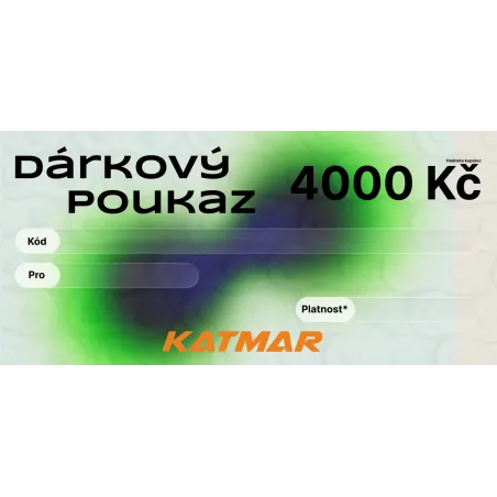 Gift Voucher Katmar - 4000 CZK