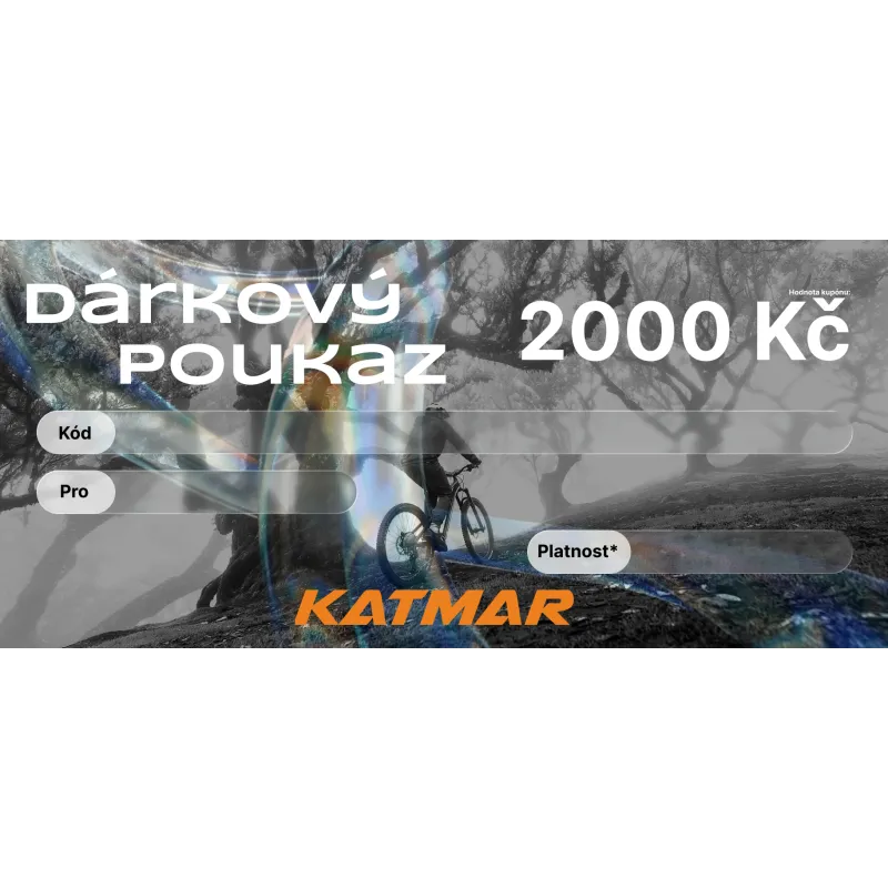 Dárkový poukaz Katmar 2000 Kč | Katmar.cz