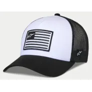 Alpinestars FLAG Snapback hat kšiltovka White/Black | Katmar.cz
