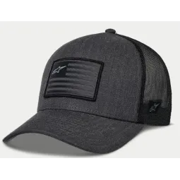 Alpinestars FLAG Snapback hat kšiltovka (Charcoal) | Katmar.cz