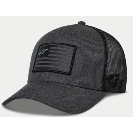Alpinestars FLAG Snapback hat kšiltovka (Charcoal) | Katmar.cz