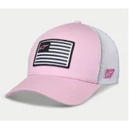 ALPINESTARS FLAG Snapback hat – trucker cap (pink) | Katmar.cz
