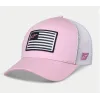 ALPINESTARS FLAG Snapback hat – trucker cap (pink) | Katmar.cz