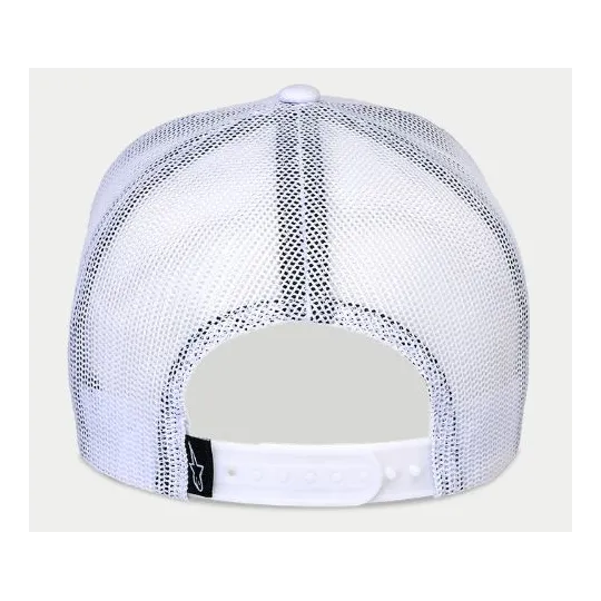 ALPINESTARS FLAG Snapback hat – trucker cap (bílá) | Katmar.cz