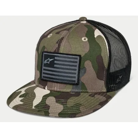 ALPINESTARS FLAG Snapback hat – trucker cap (Flat) | Katmar.cz