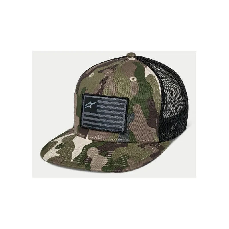 ALPINESTARS FLAG Snapback hat – trucker cap (Flat) | Katmar.cz
