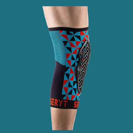 Seryt Flow Knee protectors Arlecchino Light Blue/Red | Katmar.cz