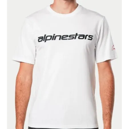 Alpinestars Linear Wordmark 2.0 CSF tričko - bílé | Katmar.cz