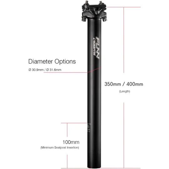 Funn Crossfire 30,9 mm – Standard Seatpost | Katmar.cz