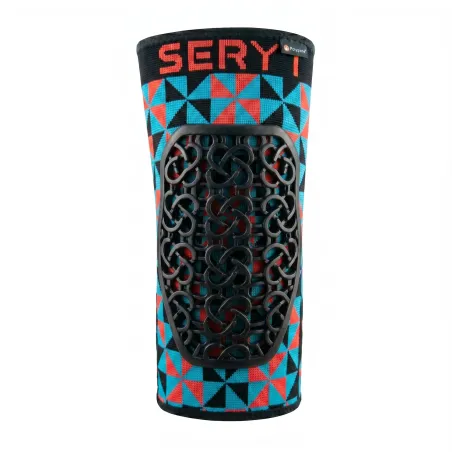 Chrániče loktů Seryt Flow Elbow Arlecchino Grey Black (Tyrkysové) | Katmar.cz