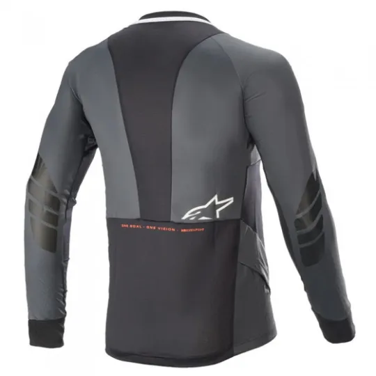 Alpinestars Drop 8.0 L/S Jersey Black/Coral | Katmar.cz
