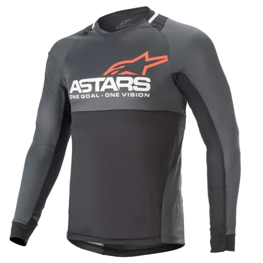Alpinestars Drop 8.0 L/S Jersey Black/Coral | Katmar.cz