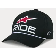 Alpinestars Ride Comp Snapback kšiltovka - černá/bílá/červená | Katmar.cz