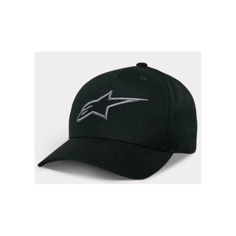 Alpinestars Ageless Snapback kšiltovka černá/šedé logo | Katmar.cz