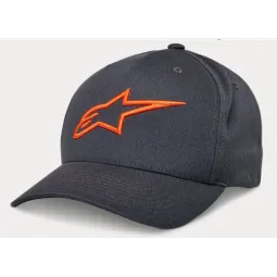 Alpinestars Ageless Snapback hat charcoal orange | Katmar.cz