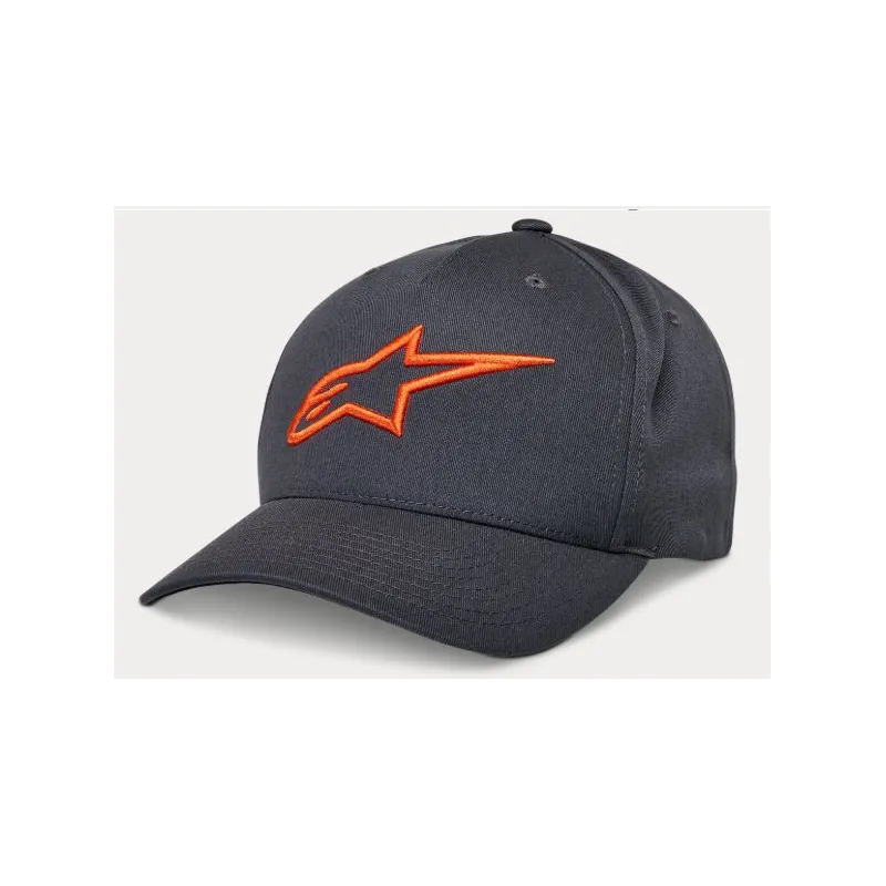 Alpinestars Ageless Snapback hat charcoal orange | Katmar.cz