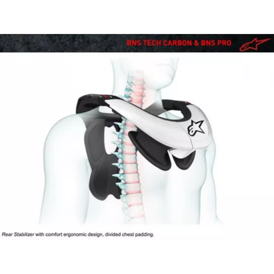 Alpinestars BNS TECH Carbon - Bionic Neck Support
