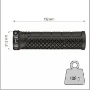 SB3 Shark Lock-On gripy 31,2 mm | Katmar.cz