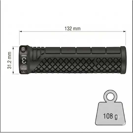 SB3 Shark Lock-On gripy 31,2 mm | Katmar.cz