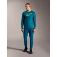 Alpinestars A-Dura Ride Jersey Blue/Green LS | Katmar.cz