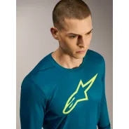 Alpinestars A-Dura Ride – modrý MTB dres, camo potisk | Katmar.cz