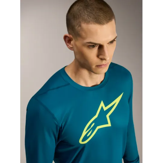 Alpinestars A-Dura Ride – modrý MTB dres, camo potisk | Katmar.cz