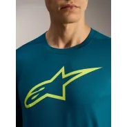 Alpinestars A-Dura Ride Jersey Blue/Green LS | Katmar.cz
