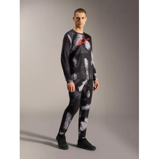 Alpinestars A-Dura Ride – MTB dres Colorwash, červené logo | Katmar.cz