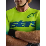 Alpinestars A-Dura Astars 2.0 Blue/Green/Yellow Fluo – MTB dres | Katmar.cz