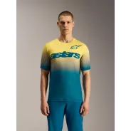 Alpinestars A-Dura Astars 2.0 Blue/Green/Yellow Fluo – MTB dres | Katmar.cz