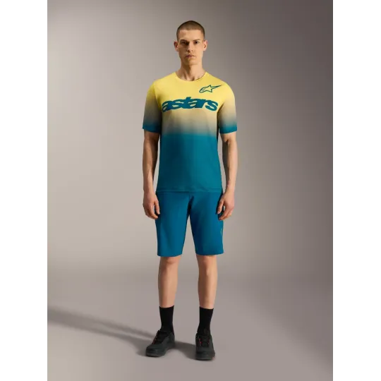 Alpinestars A-Dura Astars 2.0 Blue/Green/Yellow Fluo – MTB dres | Katmar.cz