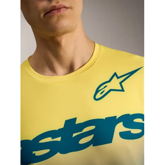 Alpinestars A-Dura Astars 2.0 Blue/Green/Yellow Fluo – MTB dres | Katmar.cz